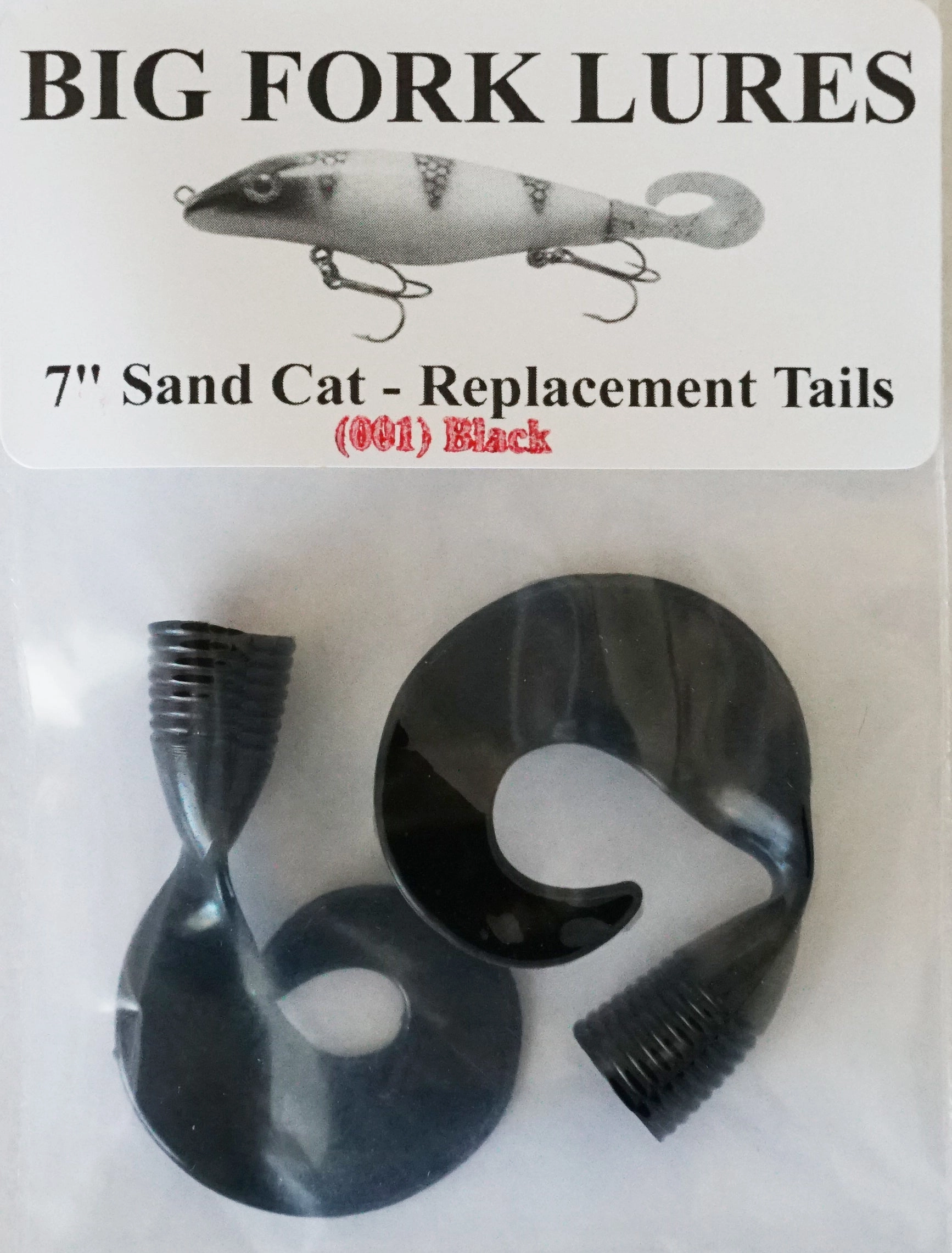 Big Fork Lures Sand Cat LAT Replacement Tails