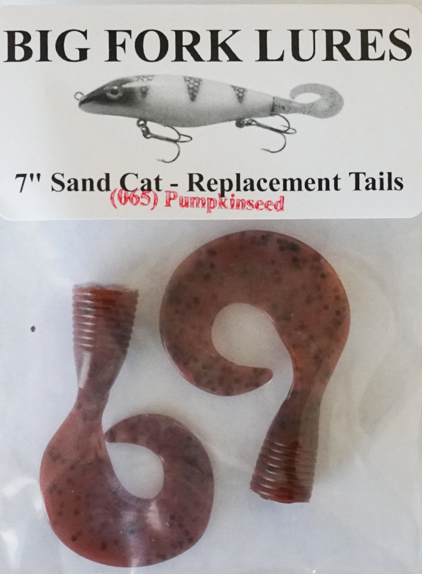 Big Fork Lures Sand Cat LAT Replacement Tails