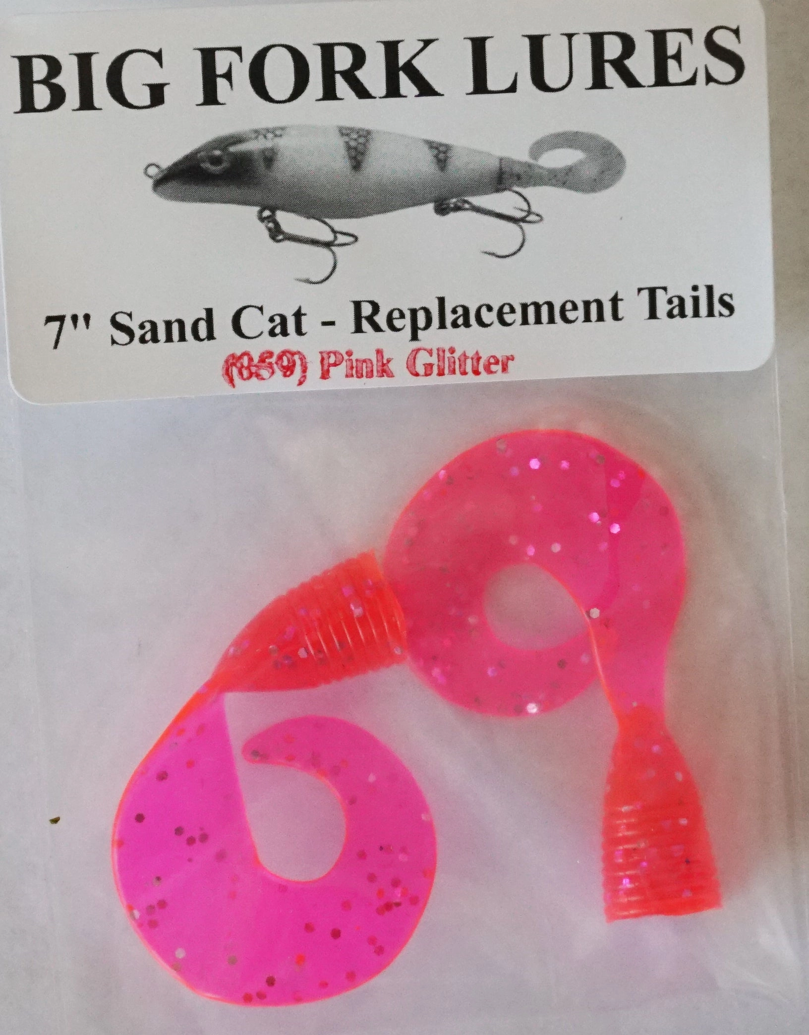 Big Fork Lures Sand Cat LAT Replacement Tails