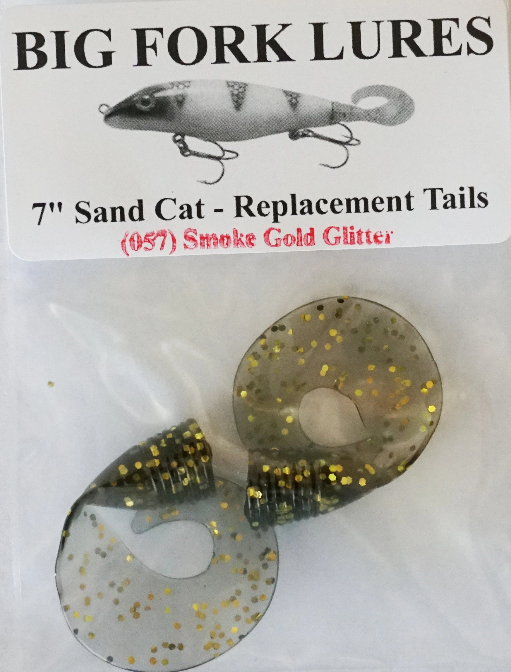 Big Fork Lures Sand Cat LAT Replacement Tails