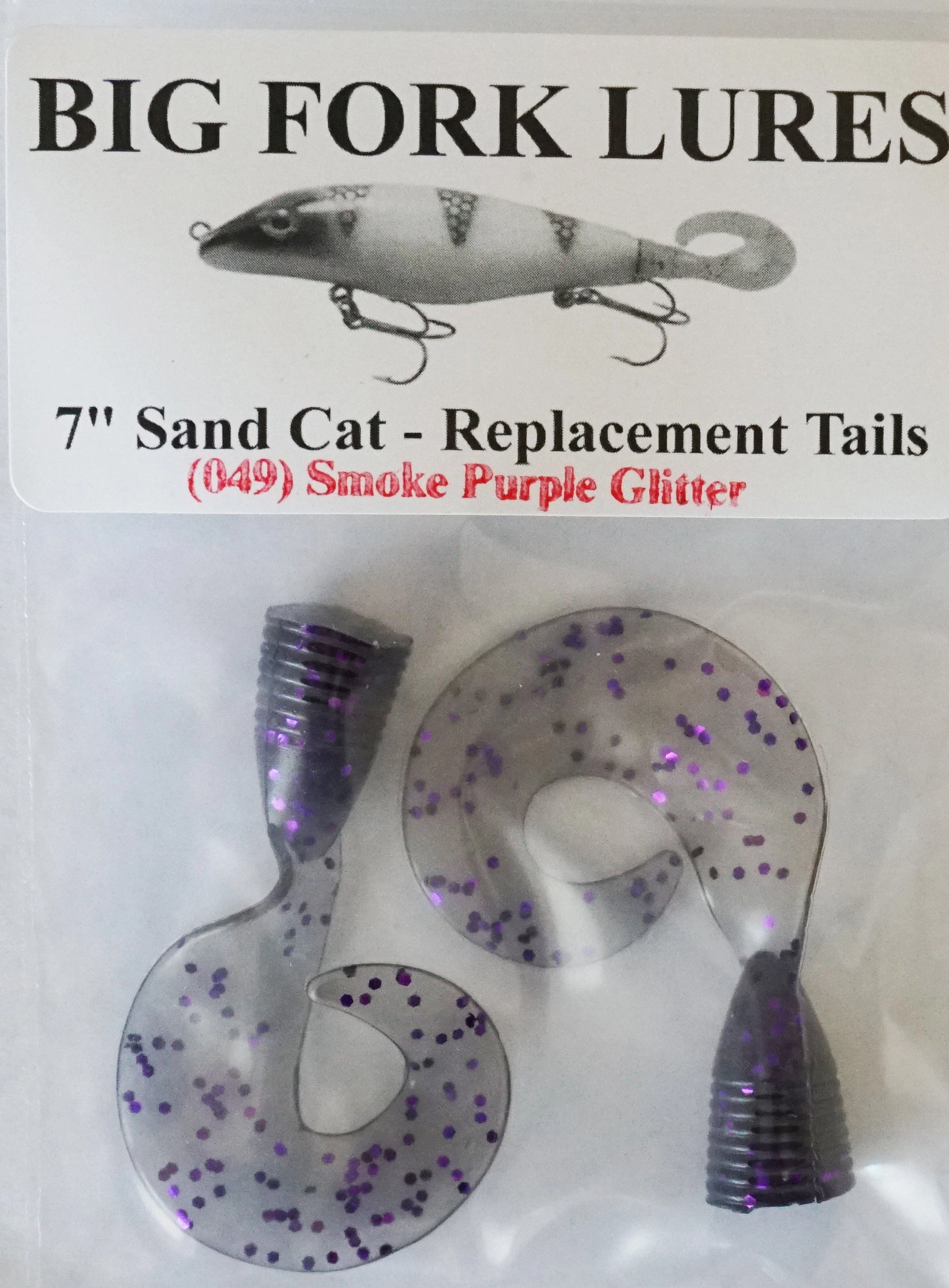 Big Fork Lures Sand Cat LAT Replacement Tails