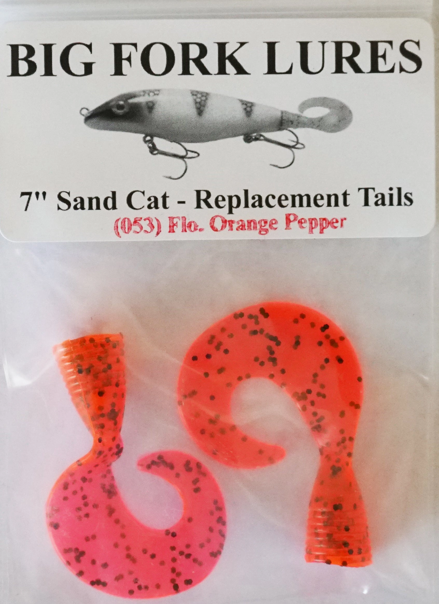 Big Fork Lures Sand Cat LAT Replacement Tails