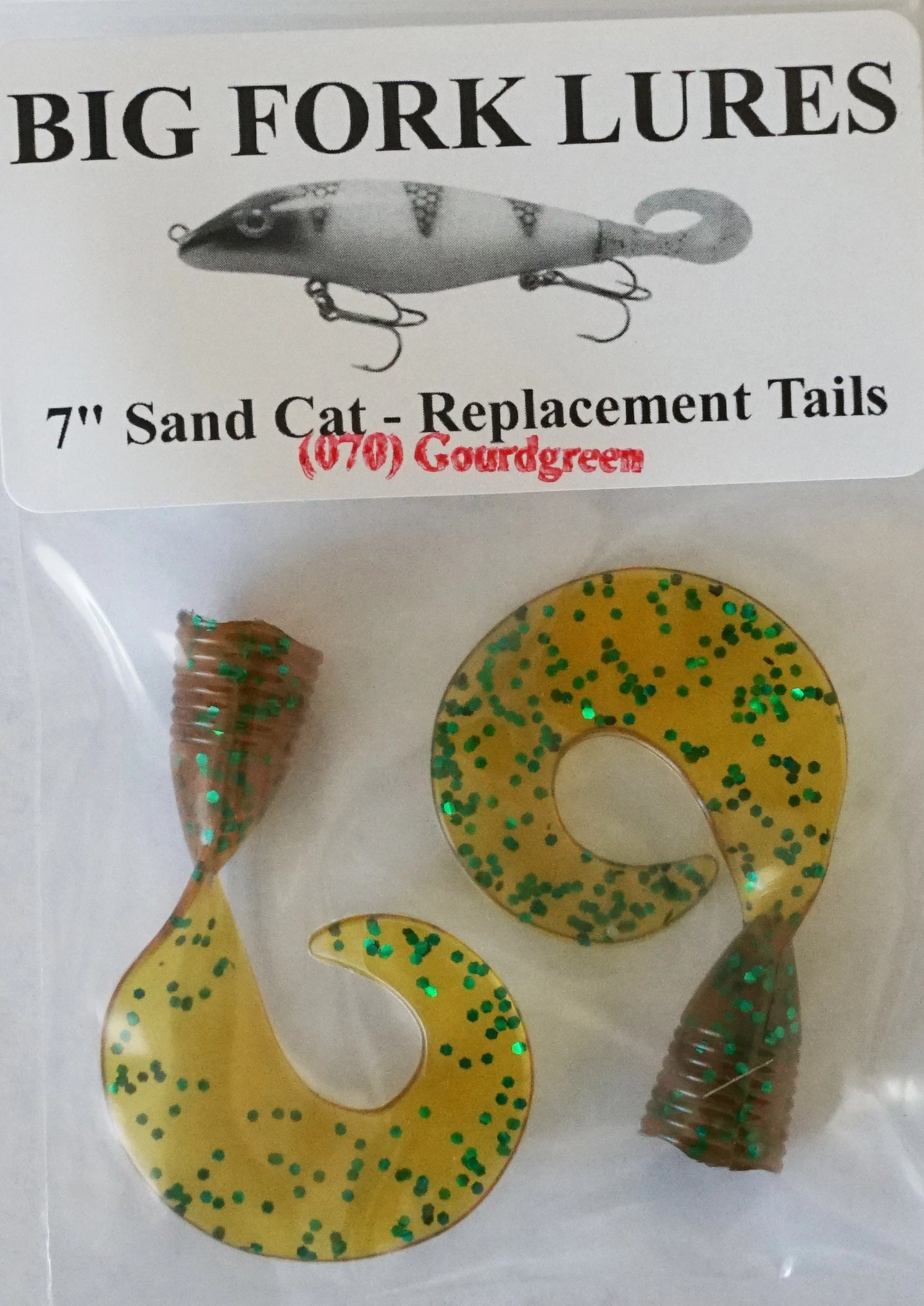 Big Fork Lures Sand Cat LAT Replacement Tails