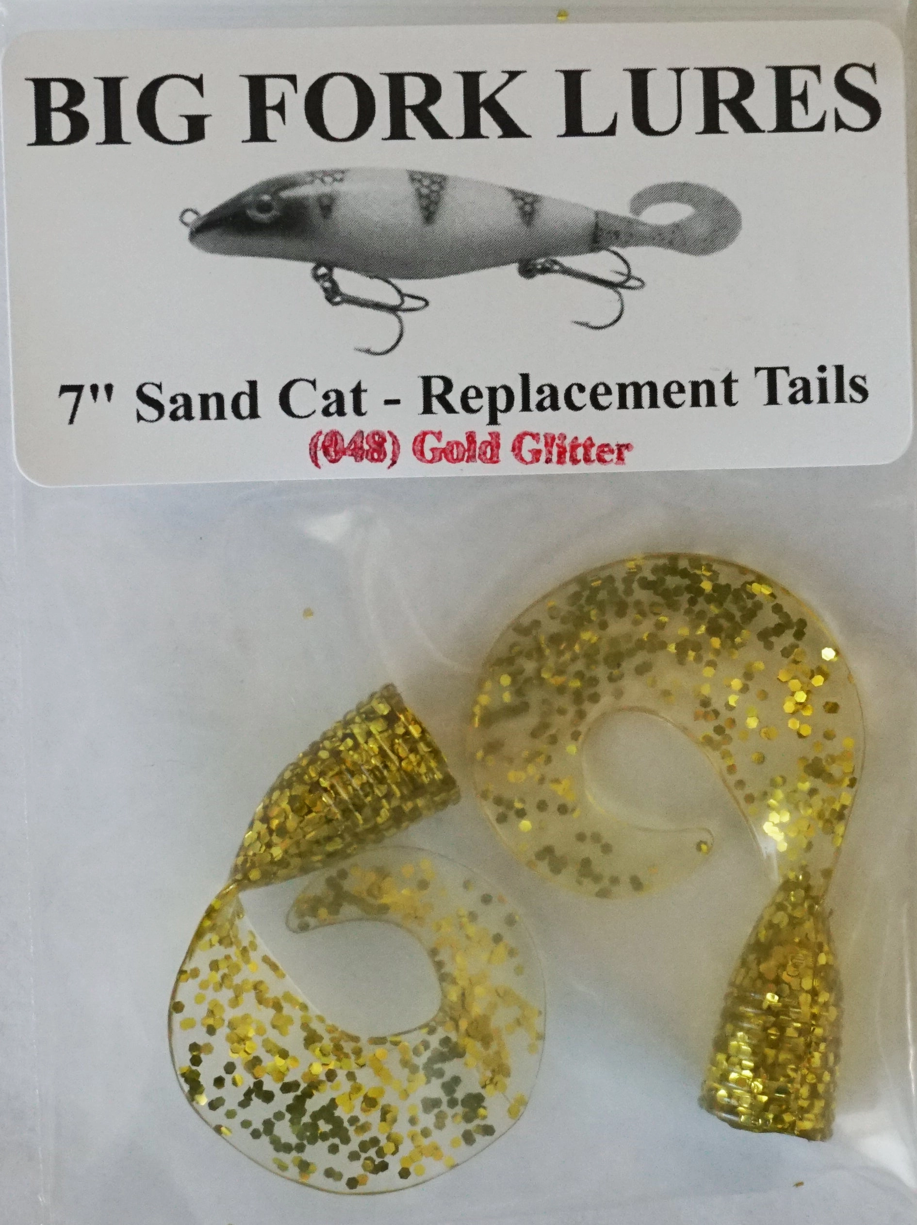 Big Fork Lures Sand Cat LAT Replacement Tails