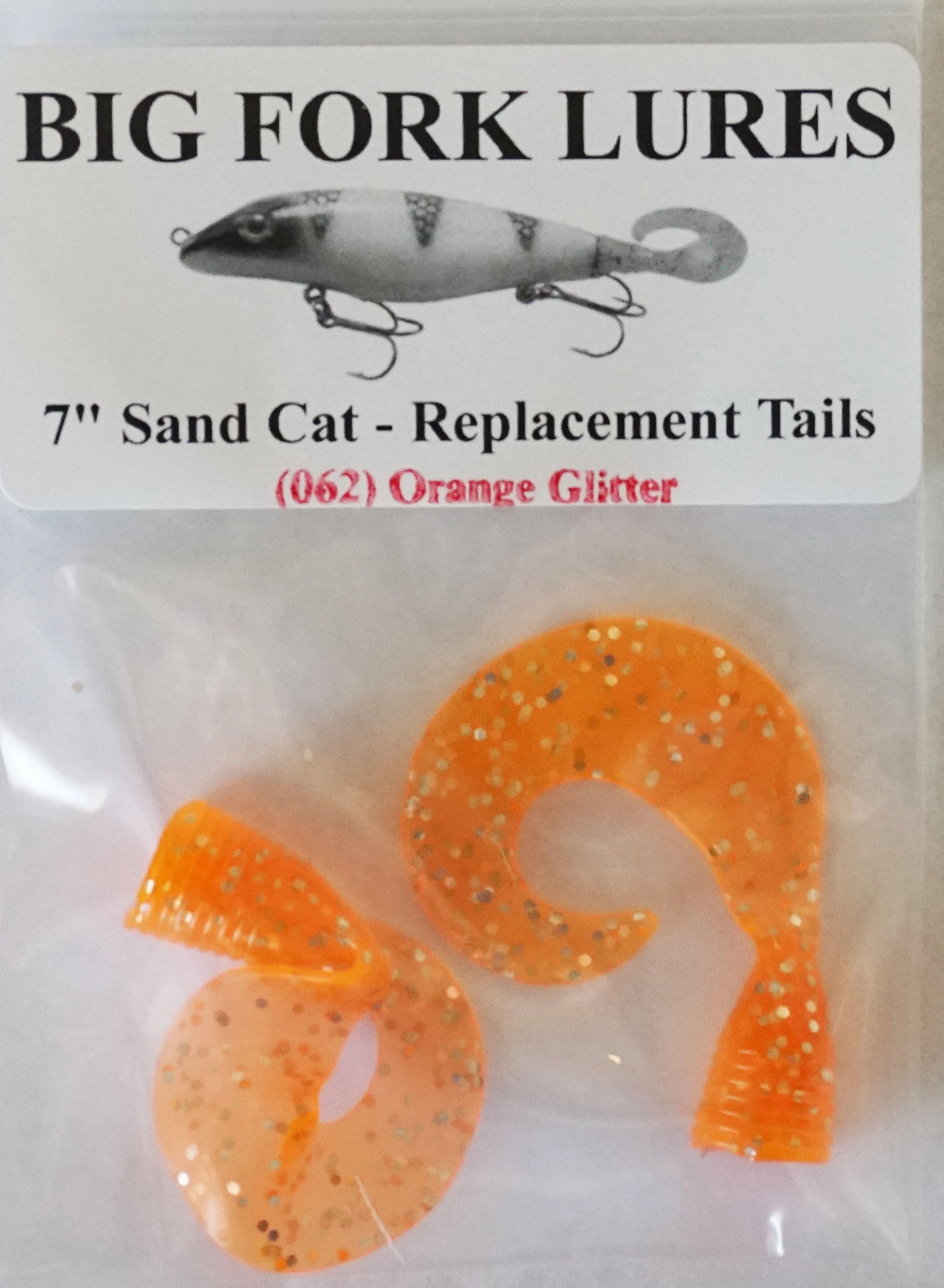 Big Fork Lures Sand Cat LAT Replacement Tails