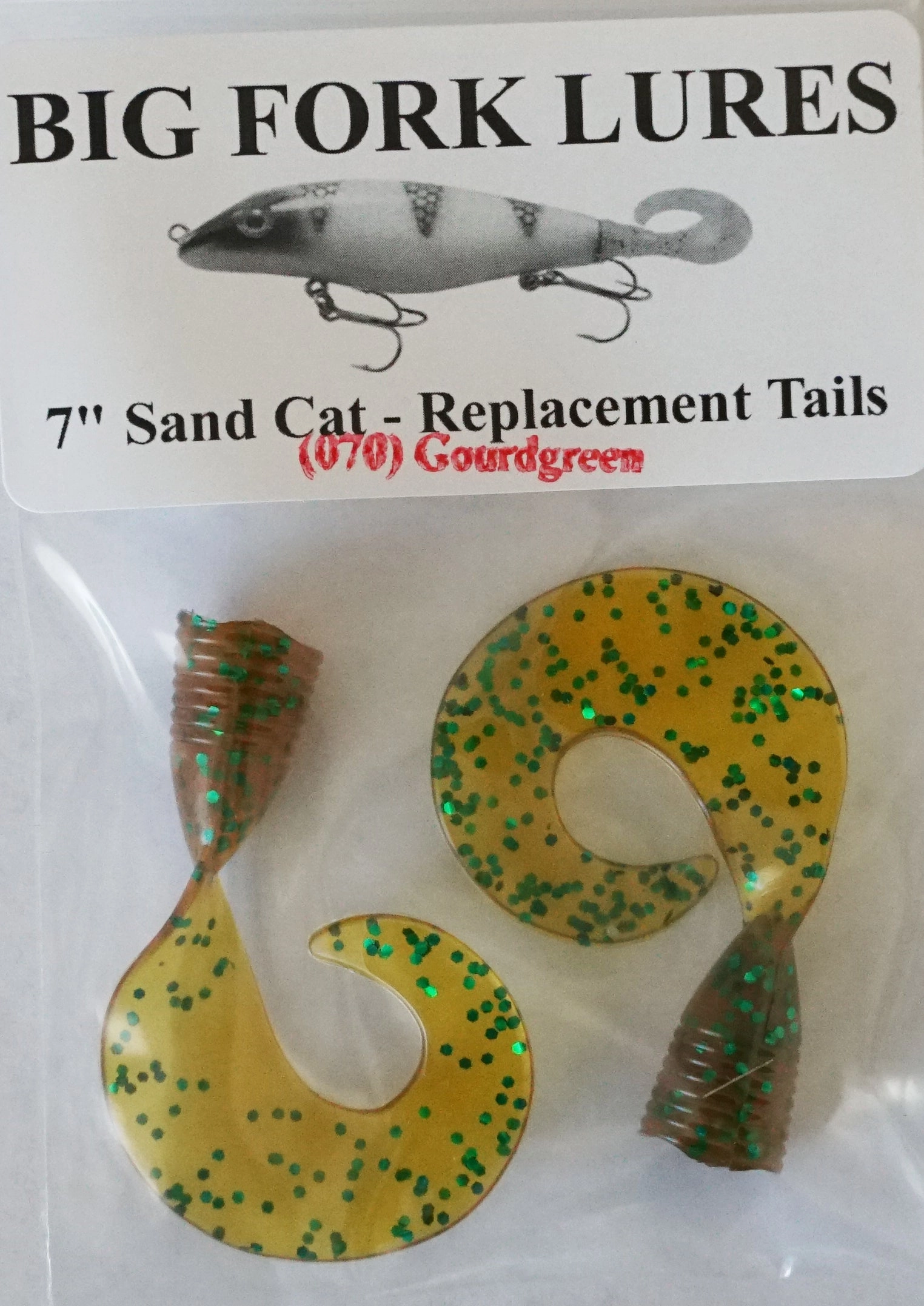 Big Fork Lures Sand Cat LAT Replacement Tails