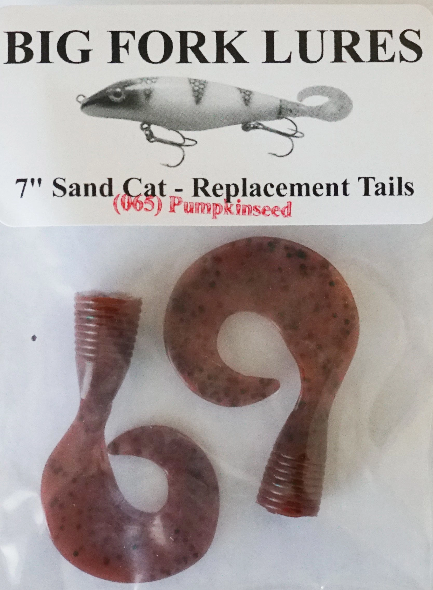 Big Fork Lures Sand Cat LAT Replacement Tails