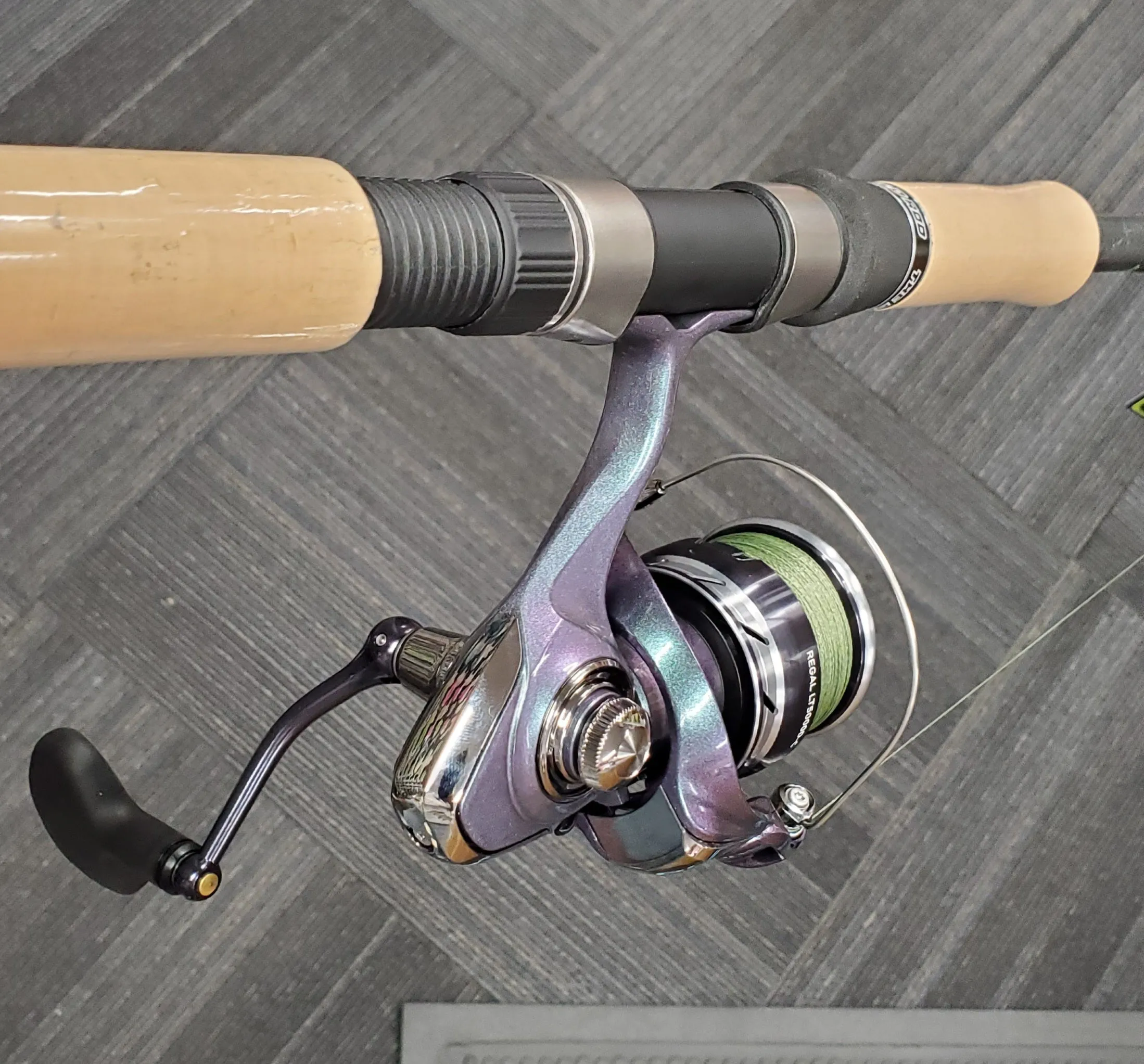 Daiwa Regal 5000 Spinning Reel/Shield 8' Rod Combo