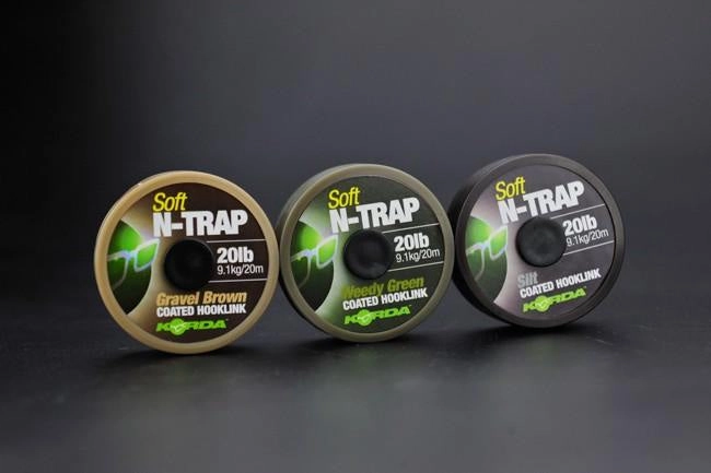 Korda N Trap Soft Coated Hooklink Weedy Green Soft