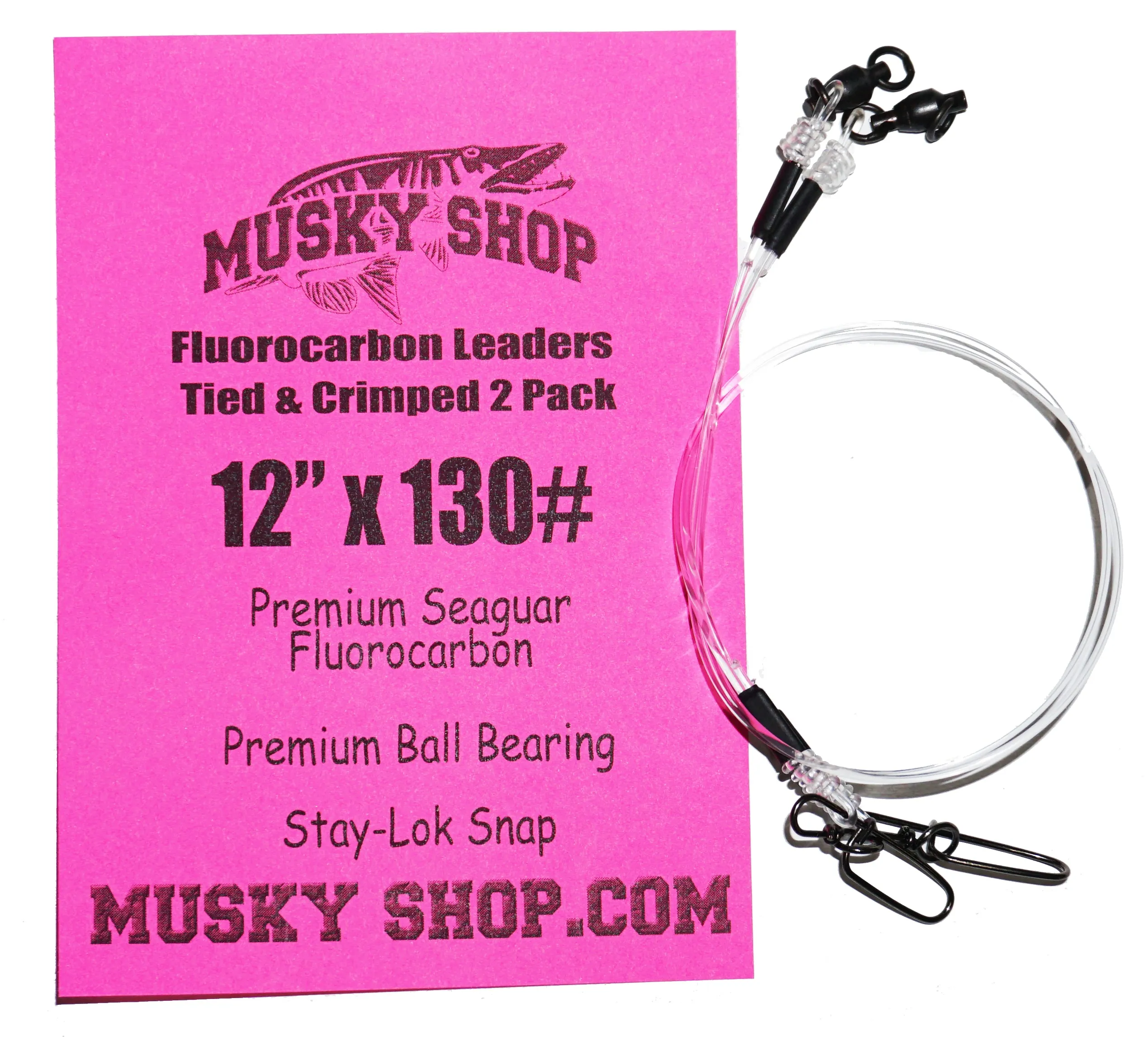 Musky Shop Fluorocarbon Leaders