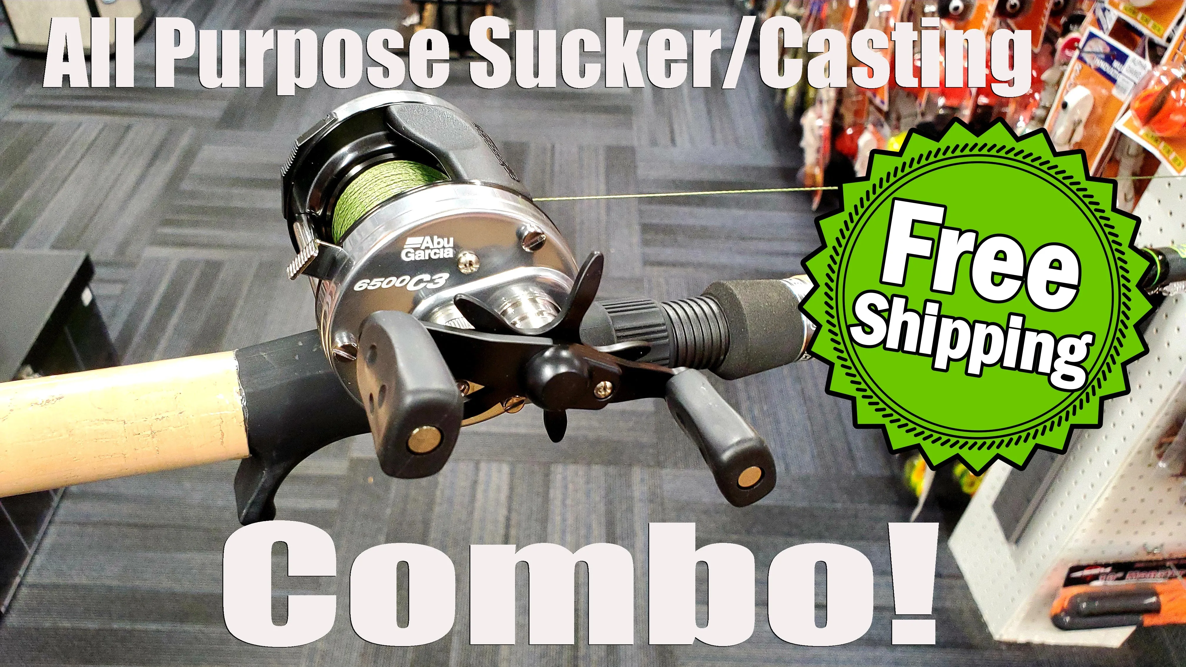 Musky Shop Shield Rod & Abu Garcia C3 Combo