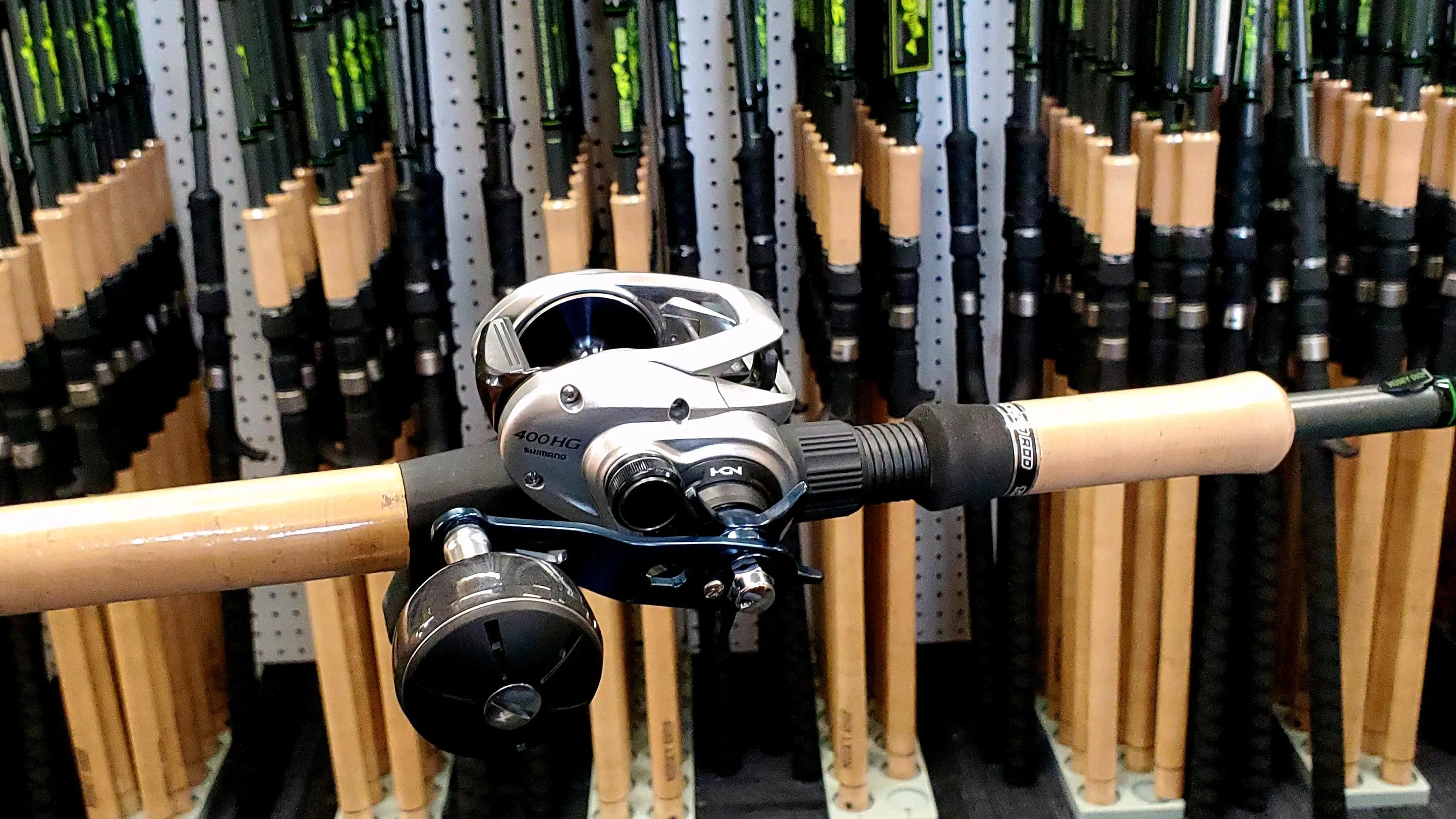 Musky Shop Shield Rod & Shimano Tranx 400 Series Reel Combo