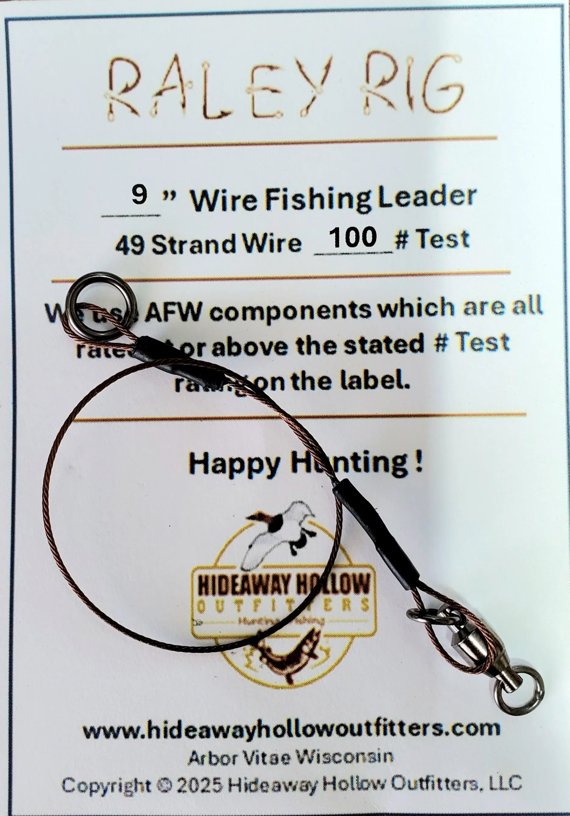 Raley Rig Musky Leaders