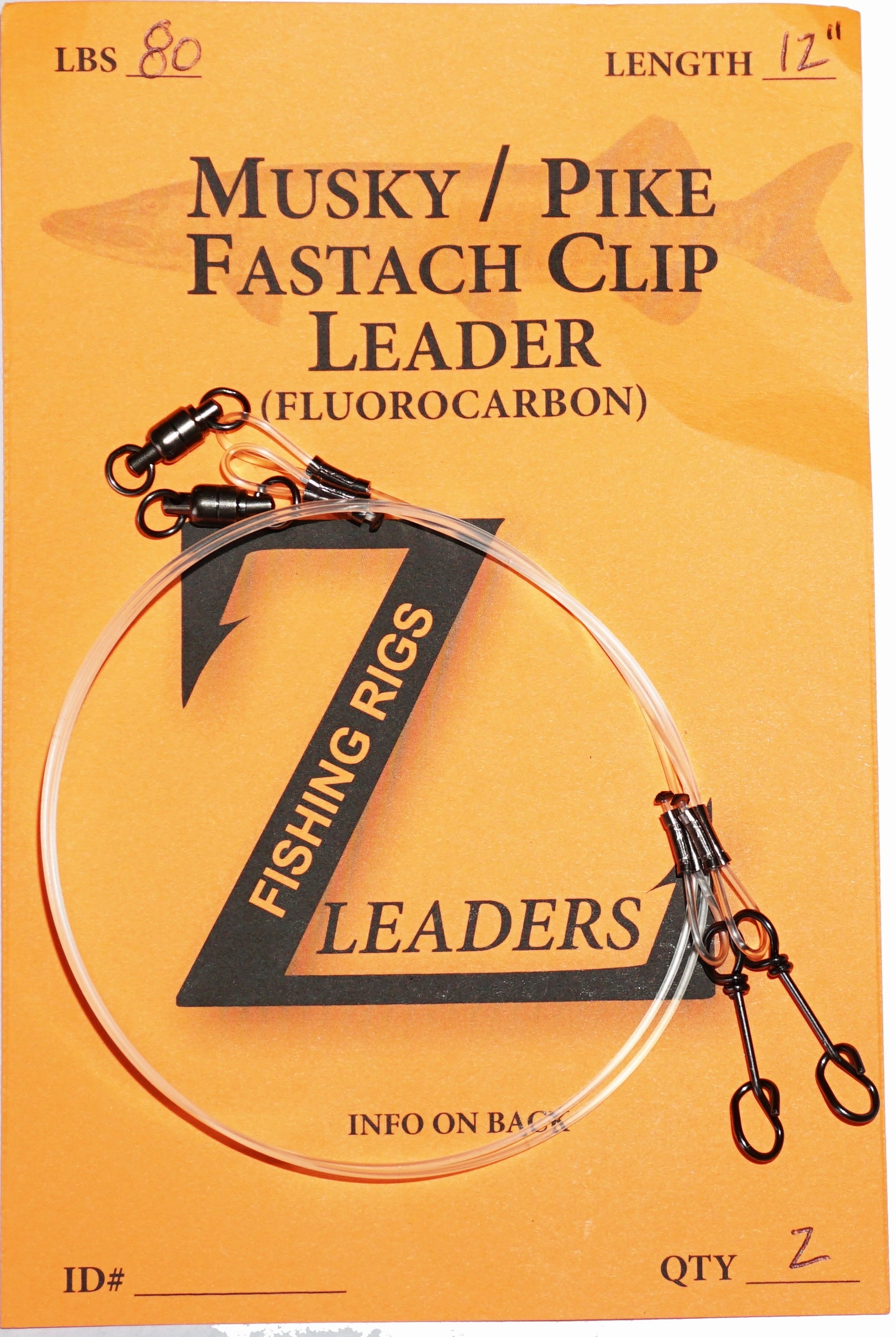 Z Leaders Fluorocarbon Musky Pike Leaders